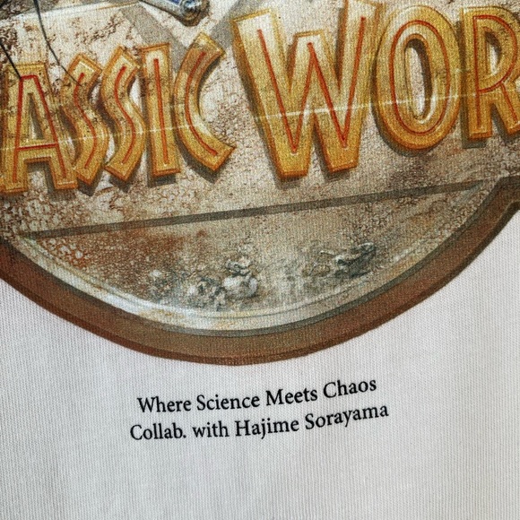 Jurassic world sorayama robot dinosaur t rex machine uniqlo t shirt - Picture 2 of 8